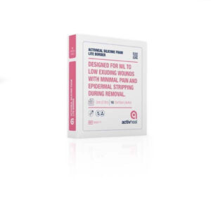 ActivHeal Silicone Adhesive Foam Lite Border 10cm x 10cm - Box/10