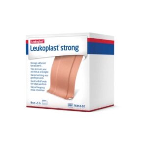 Leukoplast Strong Adherent Dressing 8cm X 5m Tan EA