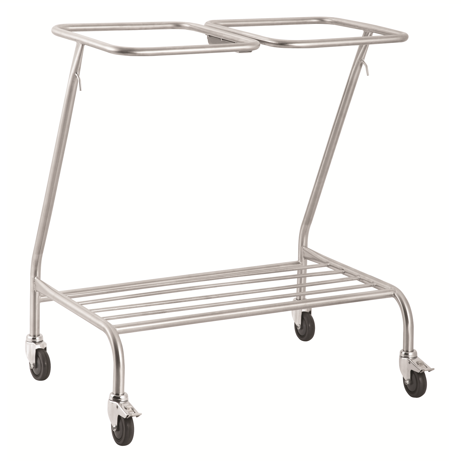 Linen Skip Trolley Stainless Steel Double No Lid - Pacific Medical