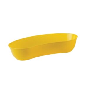 Kidney Dish 700ml Yellow Non-Sterile Ea