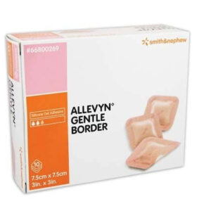 Allevyn Gentle Border Dressing 7.5 x 7.5cm - Box/10