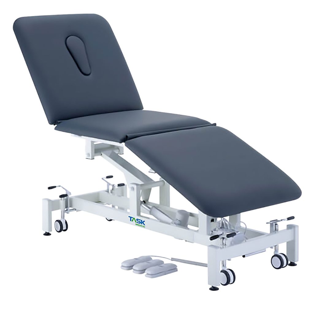 Task Medical Hi-Lo Examination Couch Three Section 3 Motor 70cm Wide