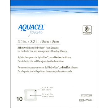 Aquacel Foam Adhesive Dressing 8 x 8cm - Box of 10