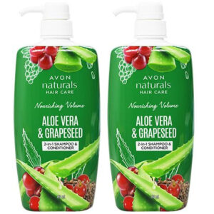 Avon Naturals 2 in 1 Shampoo & Conditioner-750ml (Aloe Vera & Grapeseed Oil)