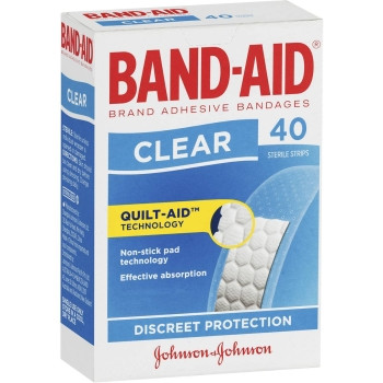 Bandaid Clear Strip - BOX/40