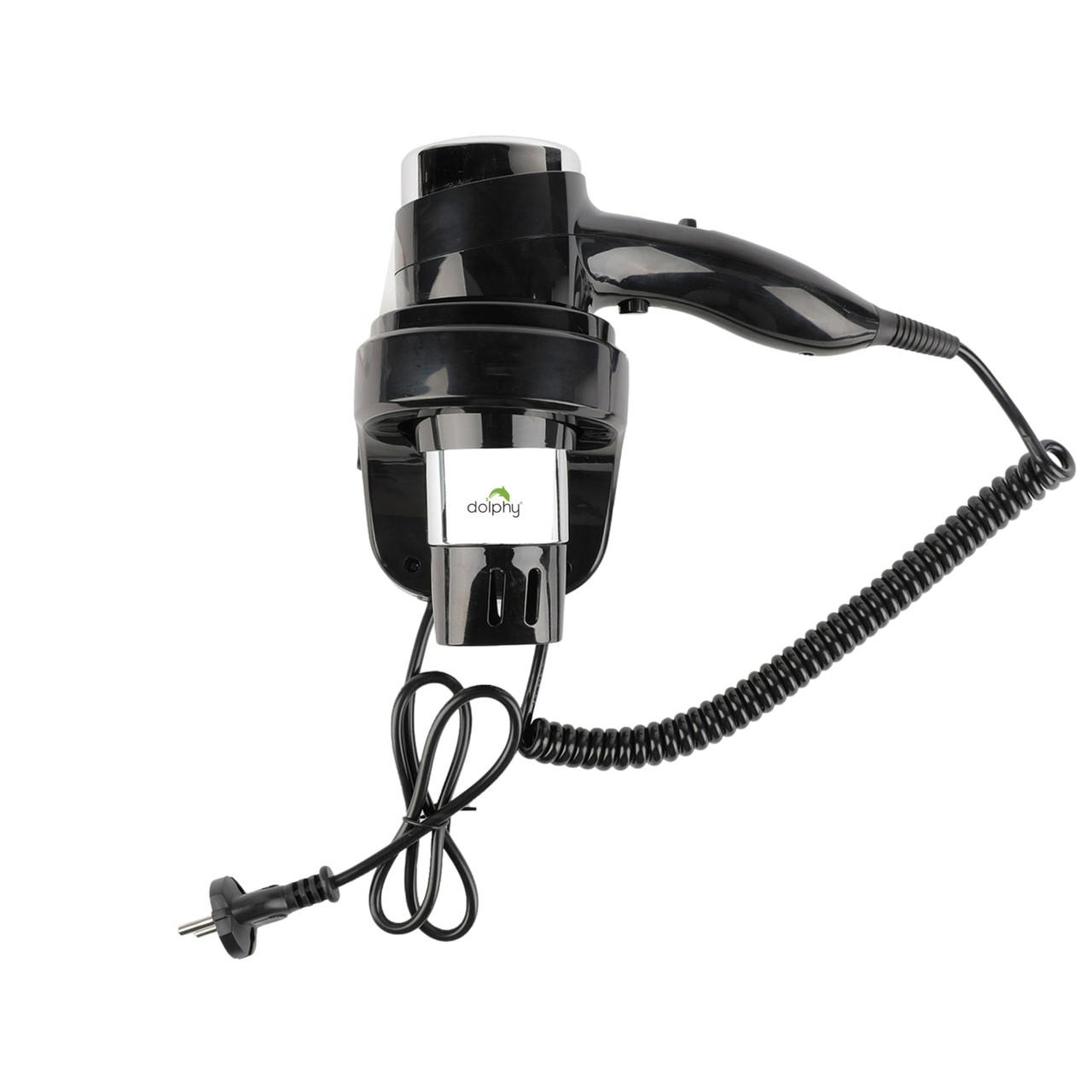 Black ABS 1600W Hair Dryer