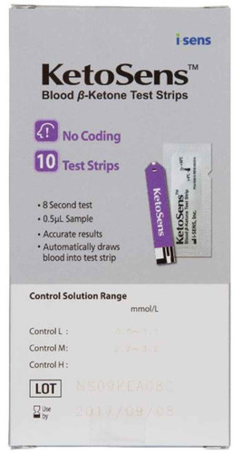 CareSens Ketosens Test Strips - Box of 10