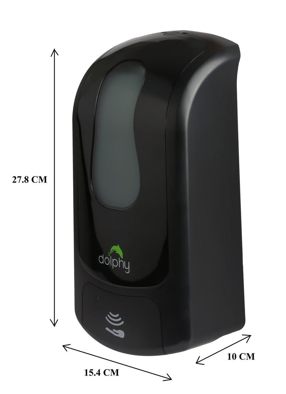Dolphy Classic Auto Soap- Sanitiser Spray Dispenser Black -1000ml
