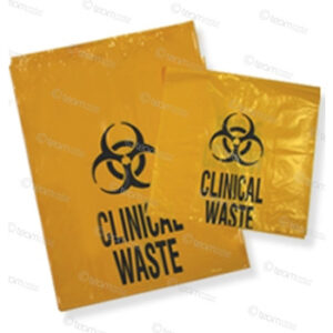 Contaminated Clinical Waste Bags 28L 300 + 280 X 710mm