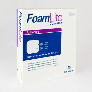 Convatec Foam Lite Adhesive Dressing 15 x 15cm - Box of 10