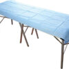 Disposable Flat Sheet 200cm x 70cm ( Light Blue) - Box/100
