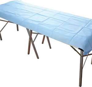 Disposable Flat Sheet 200cm x 70cm ( Light Blue) - Box/100