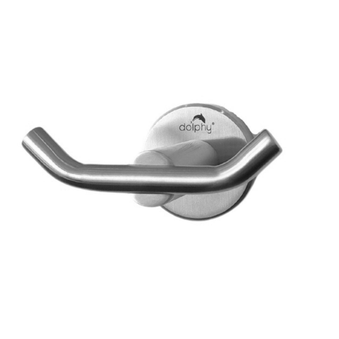 Dolphy Double Robe Hook Stainless Steel