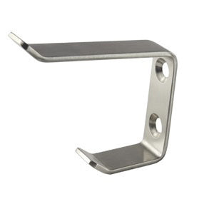 Double Robe Hook - Silver