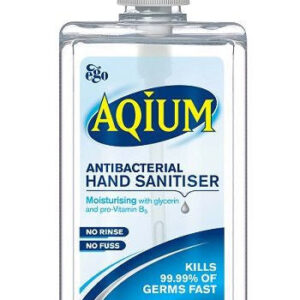 Ego Aqium Hand Sanitiser 375mL Pump Bottle