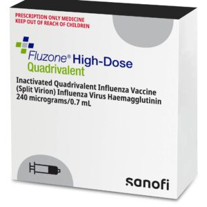 Fluzone High-Dose Quadrivalent (QIV) 0.7ml Prefilled Syringes - Pack of 5