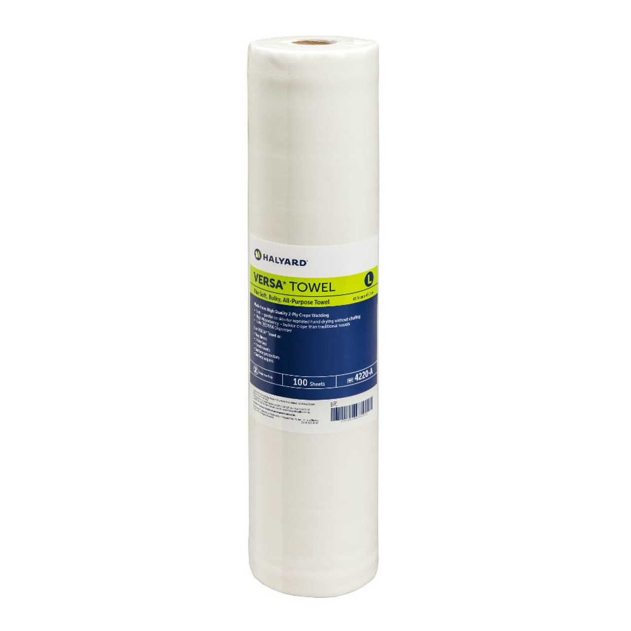 Halyard Perforated Versa Towel 49.5cm x 41.5m - Large - 8 Rolls