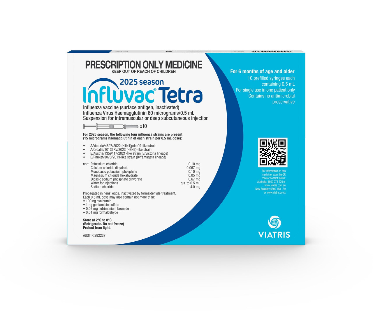 Influvac Tetra 2026 Season - Box of 10