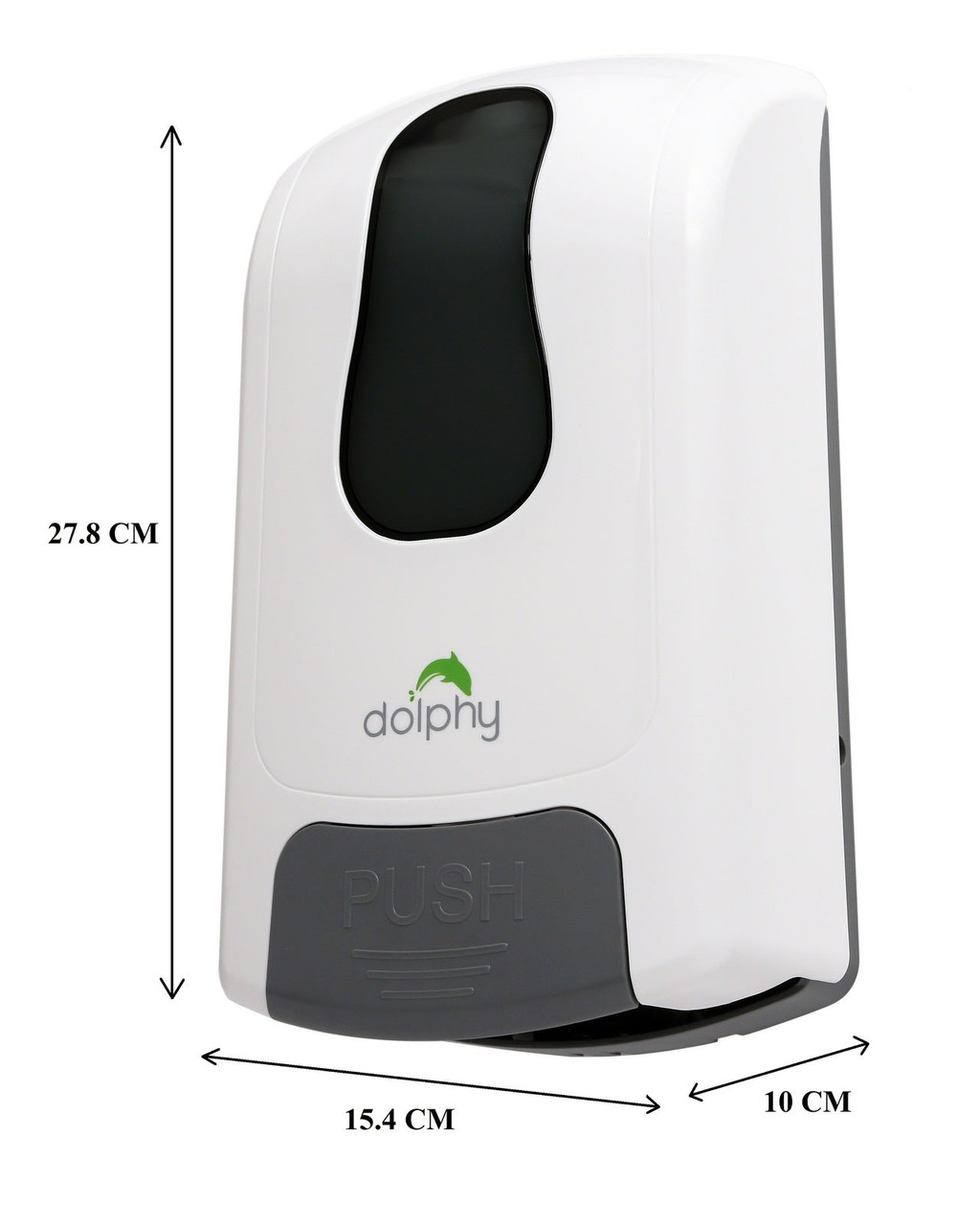 Dolphy Classic Manual Soap- Sanitiser Foam Dispenser White -1000ml
