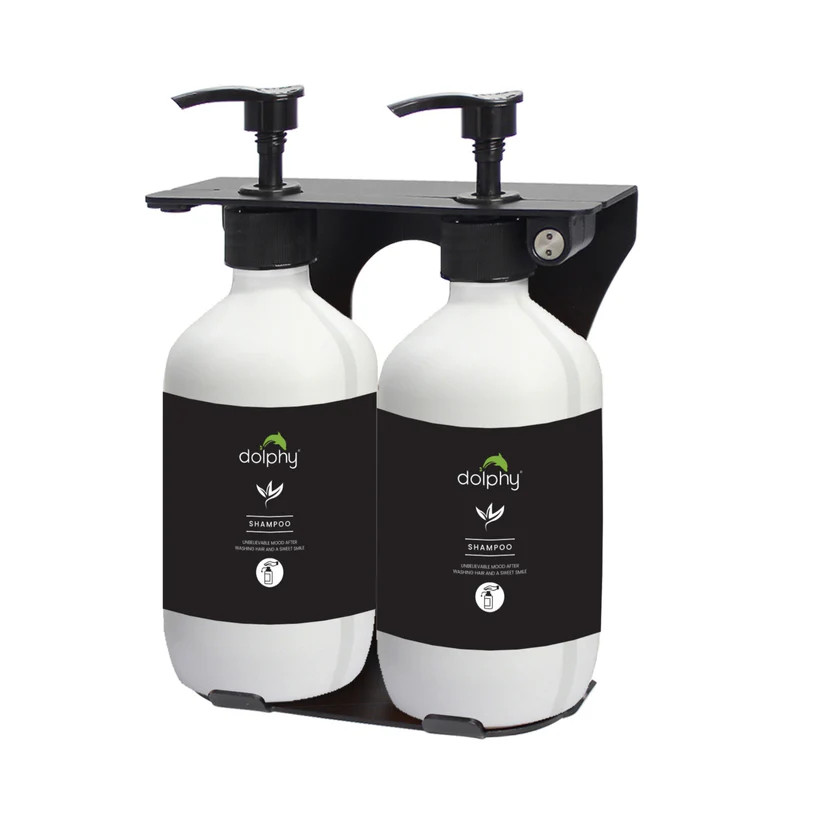 Dolphy EcoFlow Refill Dispenser 500ml - Matte White: Set of 2