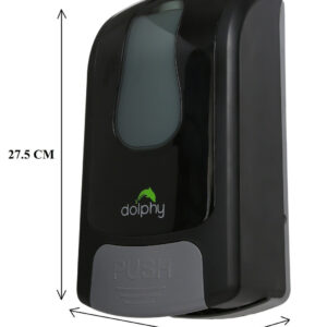 Manual Soap-Sanitiser Dispenser 1L - Black Spray