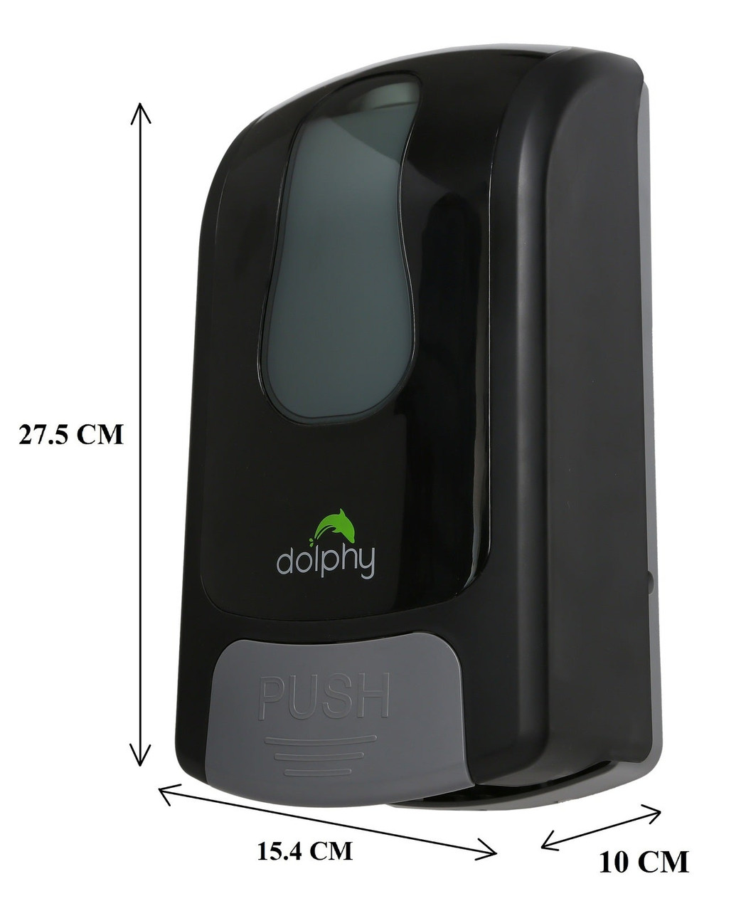 Dolphy Classic Manual Soap- Sanitiser Dispenser Spray Black