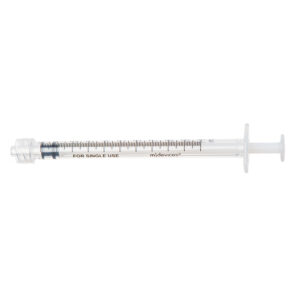 MDevices Luer Lock Syringe Without Needle Concentric Nozzle 1ml Sterile - Box of 100