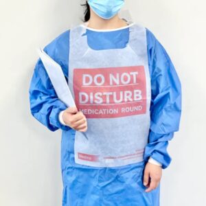 Medico Medication Round Apron Bib "Do not Disturb" BOX/100