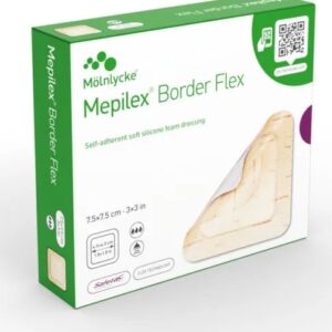 Mepilex Border Flex Square 7.5x7.5cm - Box/10