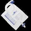 Multigate Drainage Bag 2000mL T-Tap NRV Sample Port 120cm Clear Tubing Sterile