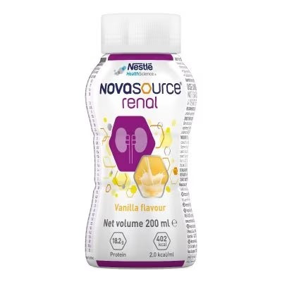 Novasource Renal Vanilla Bottle 200ml, 24 units