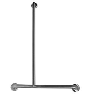 Dolphy 1100mm x700mm Offset Flush Mount Shower Grab Rail RH