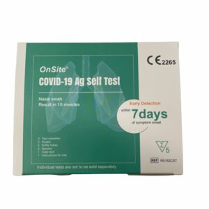 OnSite CTK Biotek Covid-19 Rapid Antigen Self Test Nasal Swab - 5 Pack