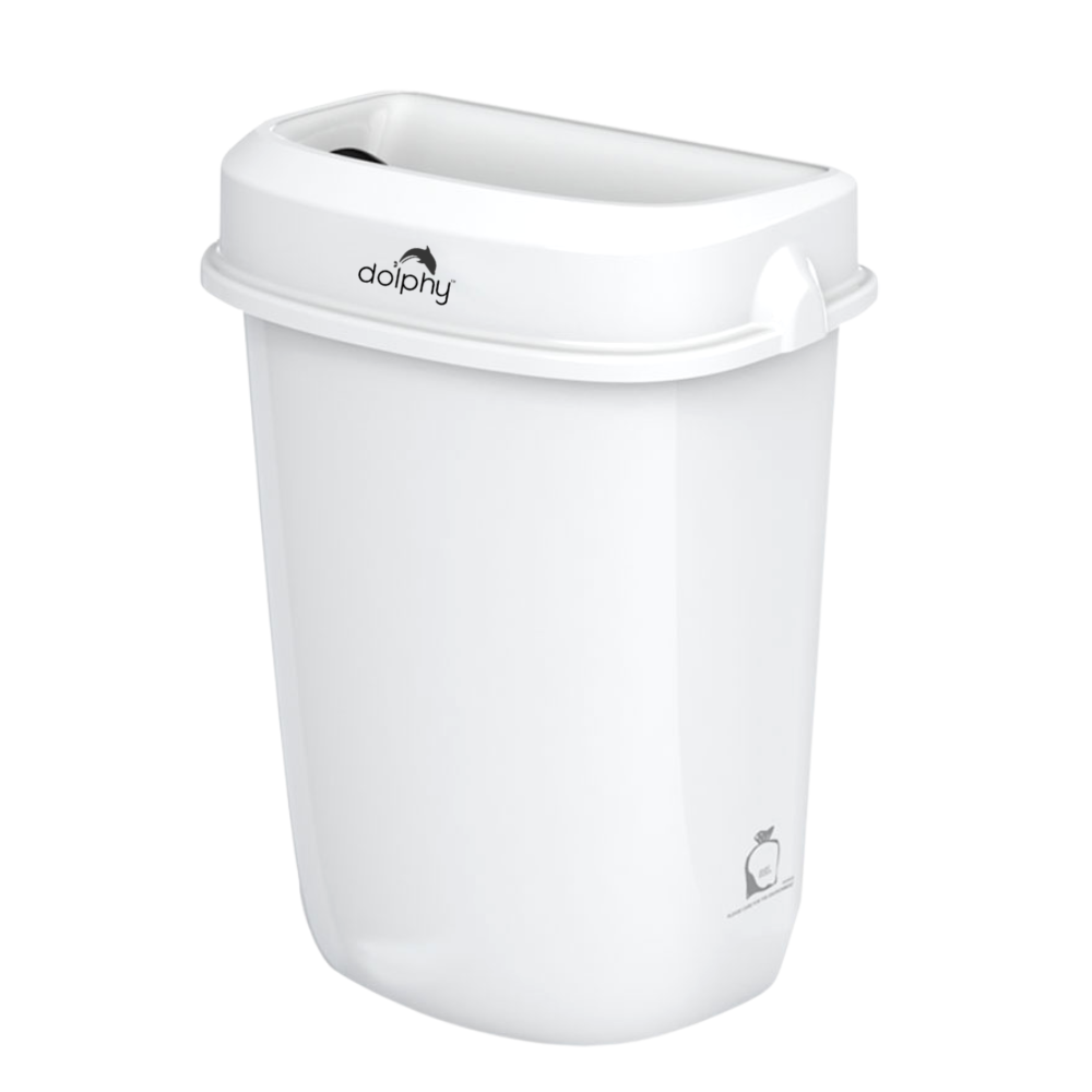 Plaza Waste Bin 32L - White