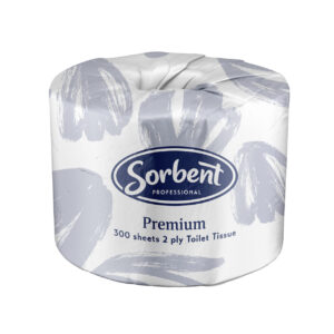 Premium 300 Sheets 2 Ply Toilet Tissue