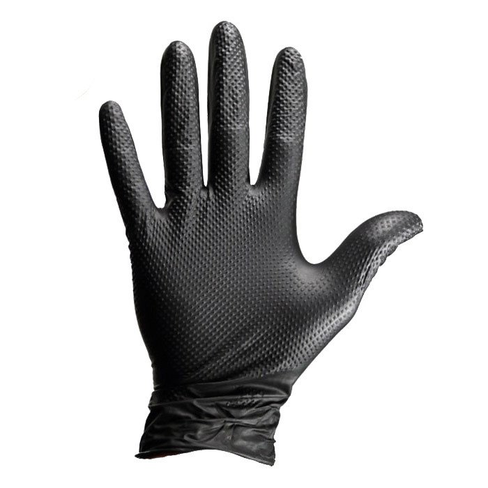 Pro-val Nitrile Blax HD Powder Free Examination Gloves- Size M