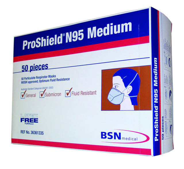Proshield N95 Respirator Mask - Medium ( 50 pcs)
