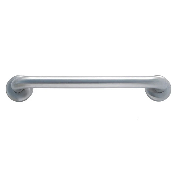 Dolphy Pull Down Grab Rail with Toilet Roll Holder in Satin Stainless Steel 850mmL x 315mmH