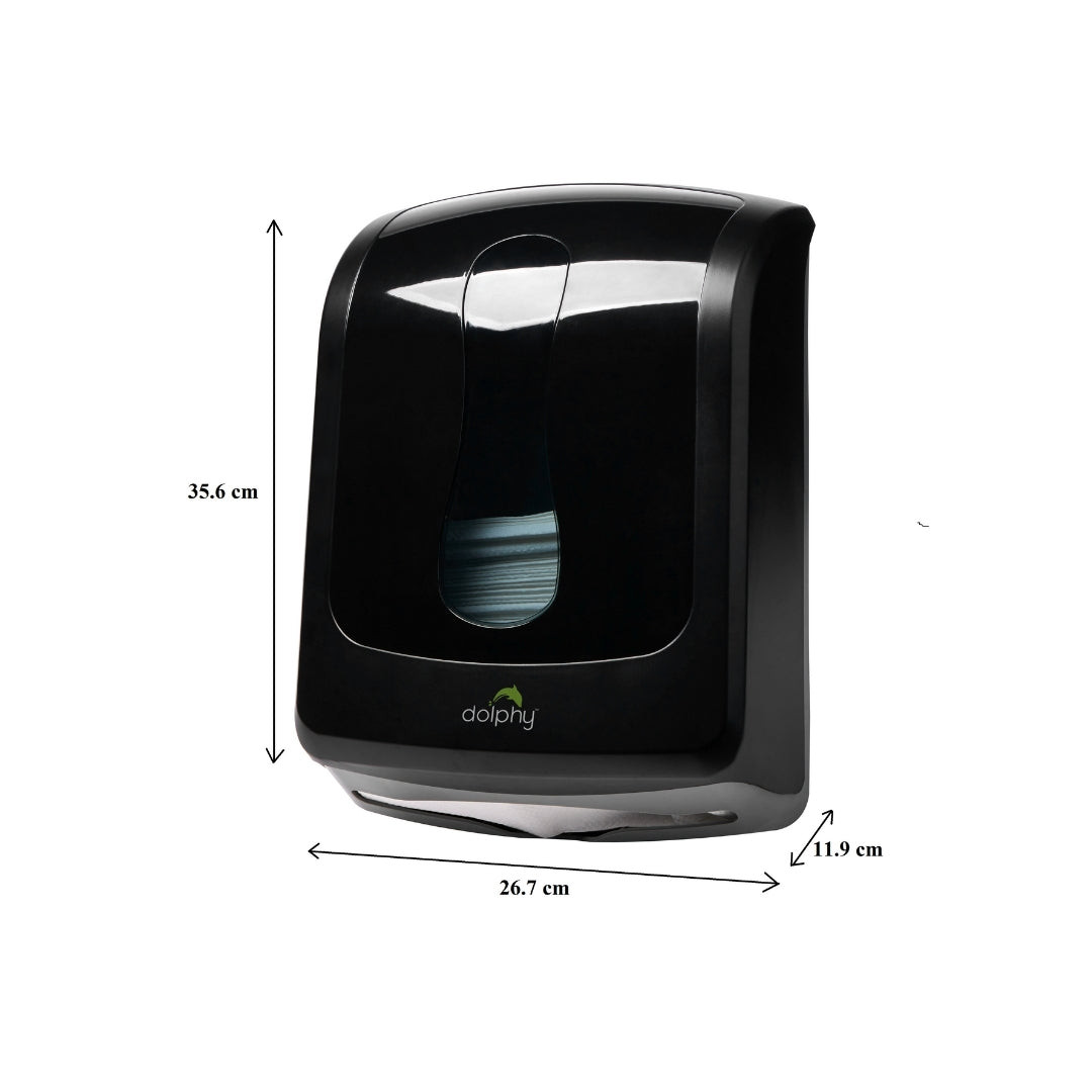 Dolphy Classic Slimline Paper Towel Dispenser (Folded Size 22.5 x 8 cm)