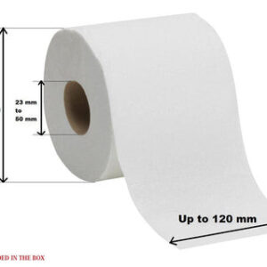 Stainless Steel Twin Toilet Roll Holder with Shelf