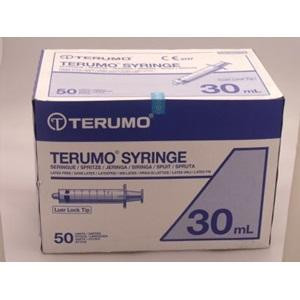 Terumo Syringe 30mL Luer Lock - Box of 50