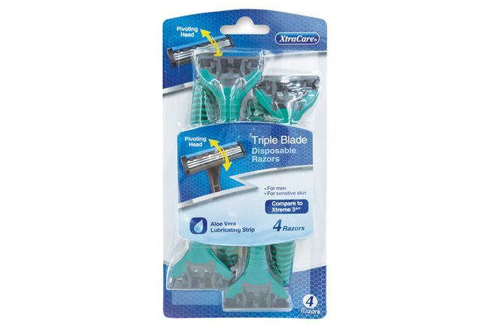 XtraCare Triple Blade Disposable Razors/PKT4