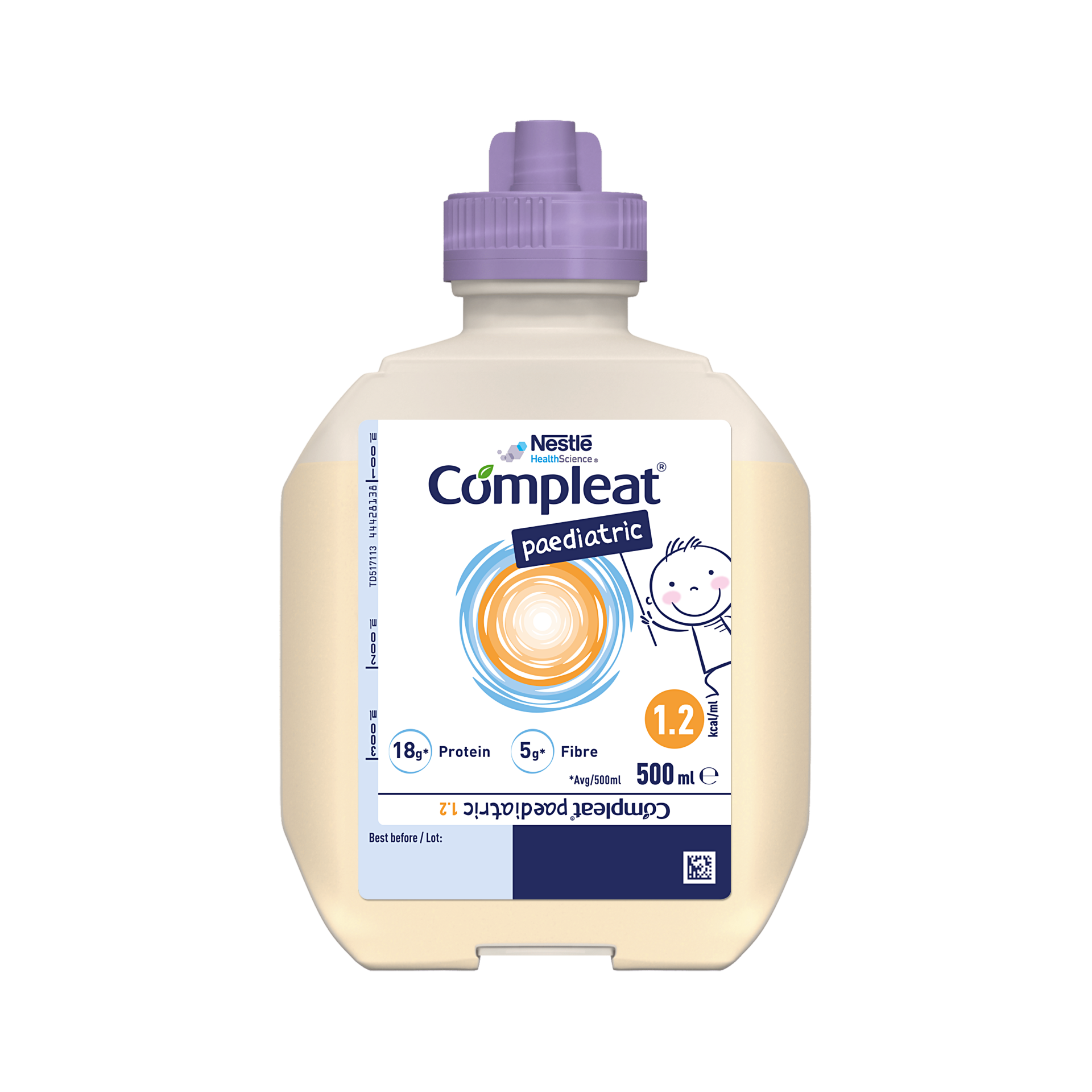 Compleat Paediatric Tube Feeding Formula 500mL CTN/12