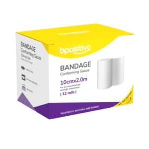 Bpositive Bandage Conforming Gauze 10cm X 2m Box/12
