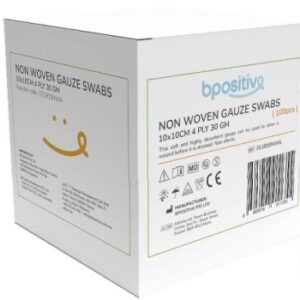 Bpositive Gauze Square Non-woven 7.5 X 7.5cm Non-sterile PKT/100