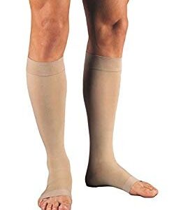 Jobst Relief Knee High Compression Socks Open Toe Medium 20-30mmhg