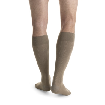 Jobst ForMen Knee High Large Khaki 15-20mmHG