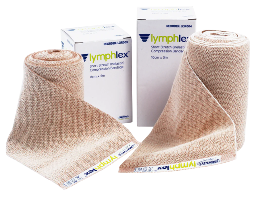 Lymphlex Short Stretch Compression Bandage 12cm X 5m Each