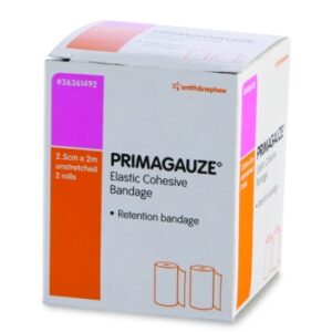 Primagauze Cohesive Bandage 2.5cm X 2m Unstretched Each