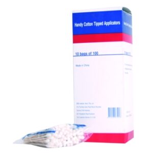 Handy Cotton Tips 7.5cm Single Ended Non-Sterile Box/1000